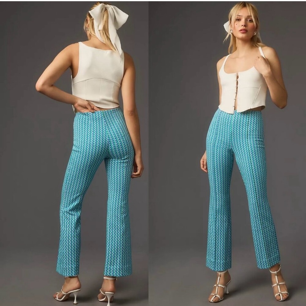 🔔LOWEST PRICE SALE🔔Anthropologie NWT Maeve Margot Kick Flare Pants, Size Small